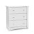 Storkcraft Crescent 3 Drawer Double Dresser (White) – Dresser for Kids Bedroom, Nursery Dresser Organizer, Chest of Drawers for Bedroom with 3 Drawers, Universal Design for Children’s Bedroom