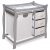 Sleigh Style Baby Changing Table with Laundry Hamper and 3 Storage Baskets