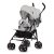 Dream On Me Vista Moonwalk Stroller | Lightweight Infant Stroller with Compact Fold | Multi-Position Recline | Canopy with Sun Visor | Perfect for Traveling and Theme Parks, Light Gray