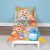 CoComelon 4 Piece Toddler Bedding Set – Includes Quilted Comforter, Fitted Sheet, Top Sheet, and Pillow Case – Construction Car and Truck Design for Boys Bed