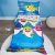 Baby Shark 4 Piece Toddler Bedding Set – Includes Quilted Comforter, Fitted Sheet, Top Sheet, and Pillow Case