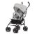 Dream On Me Vista Moonwalk Stroller | Lightweight Infant Stroller with Compact Fold | Multi-Position Recline | Canopy with Sun Visor | Perfect for Traveling and Theme Parks, Light Gray